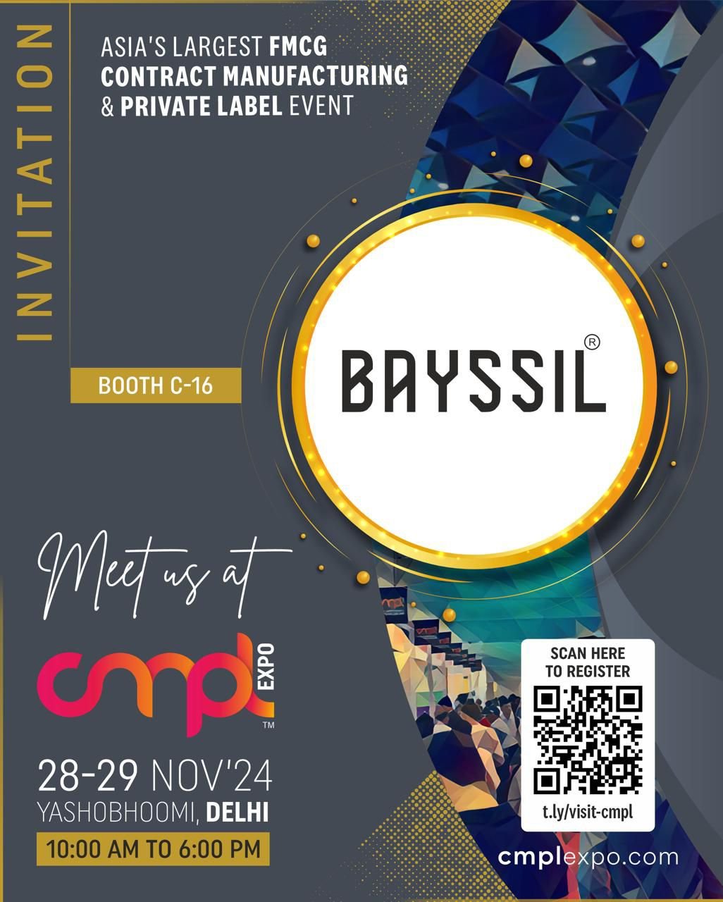 BAYSSIL at Asia’s Largest FMCG Contract Manufacturing & Private Label Event – CMPL Expo 2024