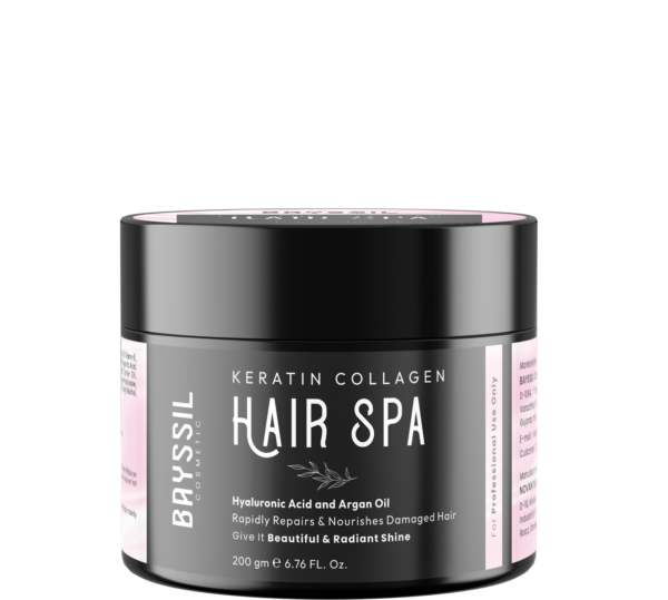 Permanent hair spa cream by Bayssil for deep repair and frizz control