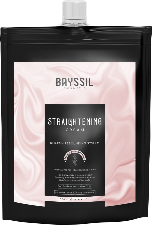Bayssil Straightening and Nutrilizer Cream kit for smooth, frizz-free hair